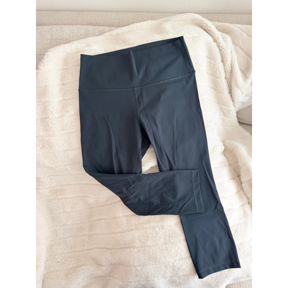 Lululemon Dark Gray/Blue Align Cropped Leggings